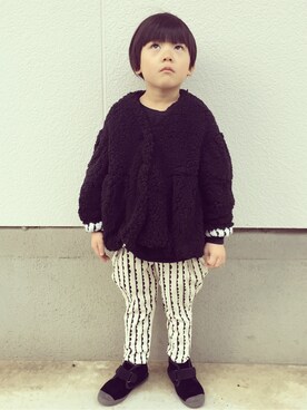 eightmaaanさん（キッズ・100cm）の冬コーディネート