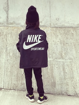 「NIKE（ナイキ）のアイテム（その他アウター）」を使った、eightmaaanさん（キッズ・125cm）の春コーディネート
