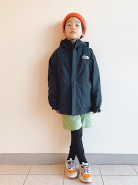 「アイテム（ブルゾン、ブラック系）」を使った、eightmaaanさん（キッズ・130cm）の冬コーディネート