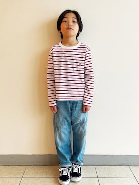 「MACKINTOSH PHILOSOPHY（ﾏｯｷﾝﾄｯｼｭ ﾌｨﾛｿﾌｨｰ）のアイテム」を使った、eightmaaanさん（キッズ・130cm）の春コーディネート