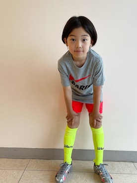 「Paris Saint-Germain」｜eightmaaanさん（キッズ・132cm）の春コーディネート