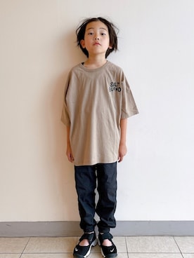 「こども ビームス（コドモビームス）のアイテム（パンツ）」を使った、eightmaaanさん（キッズ・132cm）の夏コーディネート
