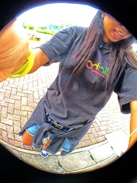 「NIXON（ニクソン）のNIXON SMALL TIME TELLER P（アナログ腕時計）」を使った、Yukiさん（レディース・146cm）の冬コーディネート