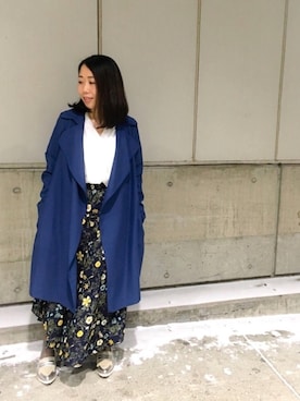 「春物」｜「アイテム（その他アウター）」を使った、じゅんさん（レディース・150cm）の冬コーディネート