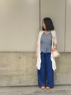 「サボ」｜じゅんさん（レディース・150cm）の夏コーディネート