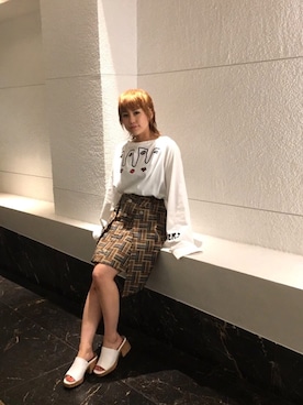 「chigo（チーゴ）のアイテム」を使った、IMALUさん（レディース・150cm）の夏コーディネート