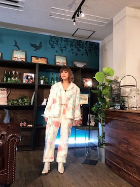 「tiit（ティート）のアイテム」を使った、IMALUさん（レディース・150cm）の冬コーディネート