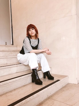 「tiittokyo」｜IMALUさん（レディース・150cm）の冬コーディネート