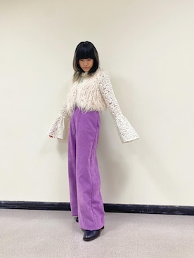 「troisiemeCHACO（トロワズィエムチャコ）のアイテム」を使った、IMALUさん（レディース・150cm）の秋コーディネート