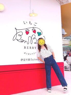 「MAJESTIC LEGON（マジェスティックレゴン）のキリカエレースタンク（タンクトップ）」を使った、さーちゃんさん（レディース・159cm）の夏コーディネート