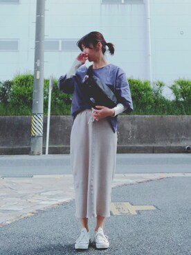 mi 🐻さん（レディース・161cm）の春コーディネート