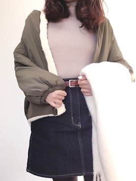 chiiiroさん（レディース・165cm）の冬コーディネート