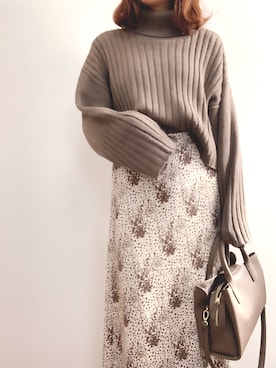 chiiiroさん（レディース・165cm）の冬コーディネート