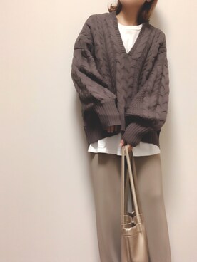 chiiiroさん（レディース・165cm）の冬コーディネート