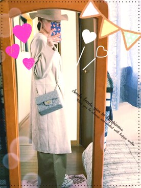 「Right-on（ライトオン）のアイテム（ノーカラージャケット）」を使った、ｪﾐﾙさん（レディース・152cm）の秋コーディネート