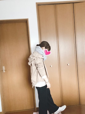 「Right-on（ライトオン）のアイテム（マウンテンパーカー）」を使った、ｪﾐﾙさん（レディース・152cm）の秋コーディネート