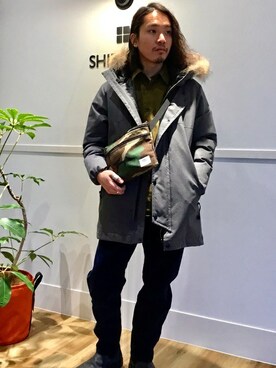 「SHIPS Days（シップスデイズ）のアイテム」を使った、田村さん（メンズ・168cm）の冬コーディネート