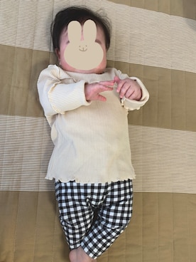 もりりさん（キッズ・70cm）の春コーディネート
