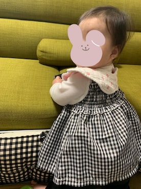 「9ヶ月」｜もりりさん（キッズ・70cm）の春コーディネート