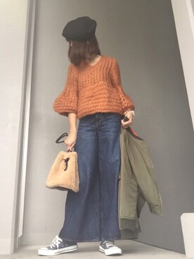 cheryさん（レディース・156cm）の冬コーディネート