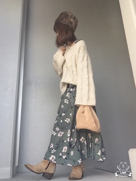 cheryさん(レディース・156cm)の冬コーディネート