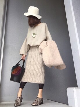 cheryさん（レディース・156cm）の冬コーディネート