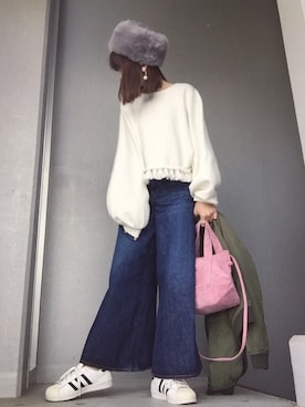 cheryさん（レディース・156cm）の冬コーディネート