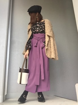 cheryさん（レディース・156cm）の冬コーディネート