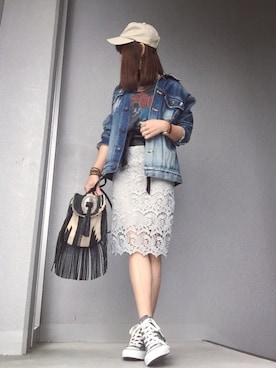 cheryさん（レディース・156cm）の春コーディネート