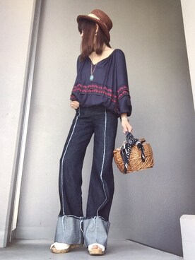「ドラフトアングリッド」｜「アイテム（その他）」を使った、cheryさん（レディース・156cm）の春コーディネート
