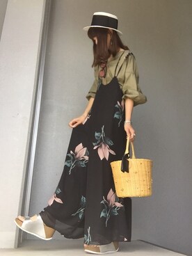 cheryさん（レディース・156cm）の春コーディネート