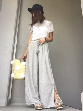 cheryさん（レディース・156cm）の夏コーディネート