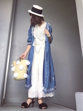 cheryさん（レディース・156cm）の夏コーディネート