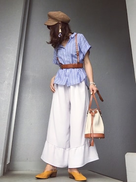 cheryさん（レディース・156cm）の夏コーディネート