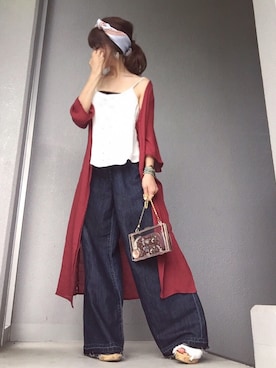 cheryさん（レディース・156cm）の夏コーディネート