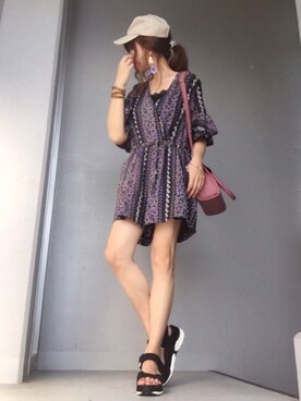 cheryさん（レディース・156cm）の夏コーディネート