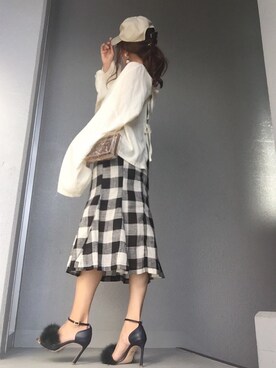 cheryさん（レディース・156cm）の夏コーディネート