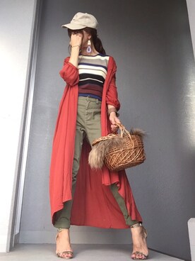 cheryさん（レディース・156cm）の秋コーディネート