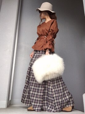 cheryさん（レディース・156cm）の秋コーディネート