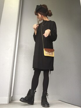 「wearhalloween2017」｜「アイテム（アクセサリー）」を使った、cheryさん（レディース・156cm）の秋コーディネート