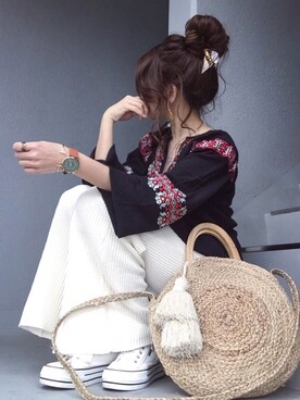 cheryさん（レディース・156cm）の春コーディネート