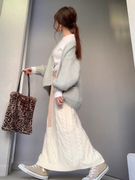 「LA BELLE ETUDE（ラベルエチュード）のアイテム（バッグ）」を使った、cheryさん（レディース・156cm）の秋コーディネート