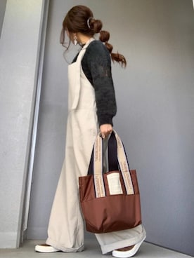 「ANEMONE（アネモネ）のアイテム（その他ヘアアクセサリー）」を使った、cheryさん（レディース・156cm）の冬コーディネート