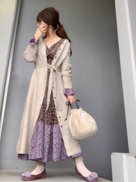 cheryさん(レディース・156cm)の冬コーディネート