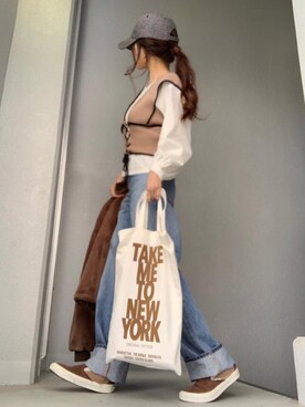 「A AMEL（エイメル）のアイテム」を使った、cheryさん（レディース・156cm）の冬コーディネート