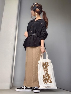 cheryさん（レディース・156cm）の冬コーディネート