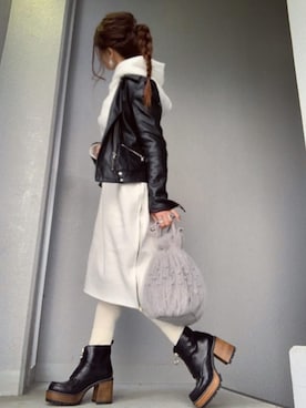 cheryさん（レディース・156cm）の冬コーディネート