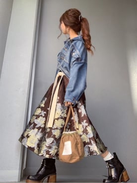 「ANEMONE（アネモネ）のアイテム（その他ヘアアクセサリー）」を使った、cheryさん（レディース・156cm）の春コーディネート