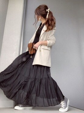 cheryさん（レディース・156cm）の春コーディネート