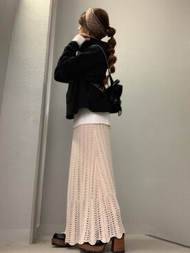 「SPIRALGIRL（スパイラルガール）のアイテム（財布/小物）」を使った、cheryさん（レディース・156cm）の秋コーディネート